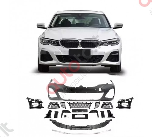 BMW 3 serijos G20 M Sport M340 stiliaus priekinis bamperis (2018-2021)